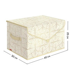 VAL LS-BOX-TM Короб стеллажный с крышкой, большой, 40*30*25 см, LINE SUN, шт