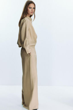 GOLD BUTTON WRAP SHIRT - Zara фото 3