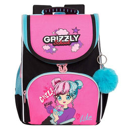 RAm-484-6 Рюкзак школьный с мешком - Grizzly фото 27