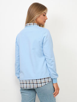 Толстовка женская Аврора голубой