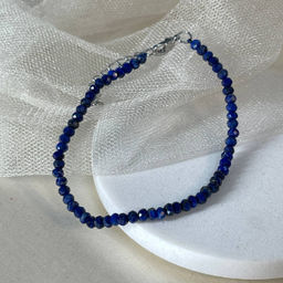 Браслет из Лазурита огранка 19,5 см +