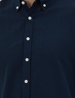 Lacivert Slim Fit Uzun Kollu G_mlek - Pierre cardin фото 7