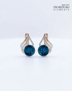 Серьги с кристаллами Swarovski