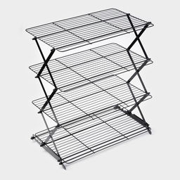 Решётка для глазирования и остывания кондитерских изделий KONFINETTA, 4 яруса, 43.5?25.5?8 см, чёрная  фото 8
