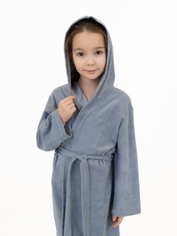 Халат детский серый