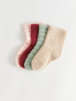 Basic K?z Bebek Soket ?orap 4l? - Waikiki фото 3