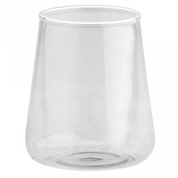 Стакан стеклянный "Пирамида" 450мл, д8,8см, h10,3см, горло д6,5см, в коробке (Китай)