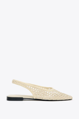 MESH SLINGBACK BALLERINAS - Zara фото 9