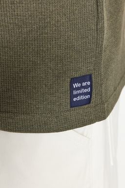 TRENDYOL MAN Siyah Oversize/Genis Kesim K?sa Kol Cepli Etiket Detayl? T-Shirt TMNSS23TS00077 - Trendyolmilla фото 14