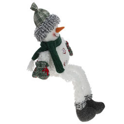 Игрушка набивная "Снеговик", L13 W7 H45/18 см, 2в.