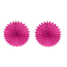 Подвески бумажные «Колёсико», набор 2 шт., цвет фуксии, d=50 см