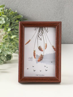 Цена за 2 шт. Фоторамка МДФ на 1 фото 10х15 см "Тёмный шоколад" 2,5х13х18 см