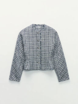 Твидовый жакет в клетку / Zarina