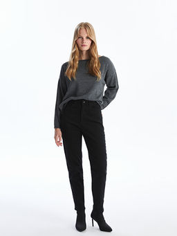 Mom Fit Kad?n Jean Pantolon