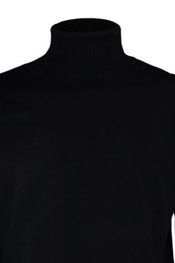 TRENDYOL MAN Siyah Slim Fit Dar Kesim Tam Bal?kc? Yaka Basic Kazak TMNAW21KZ0755 - Trendyolmilla фото 11
