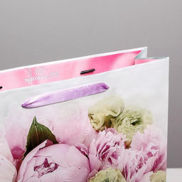 Пакет подарочный ламинированный, упаковка, «Радости!», L 31 х 40 х 11.5