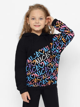 CRB wear/CWKG 63734-22-389 Толстовка для девочки,черный/Ex.Cherubino