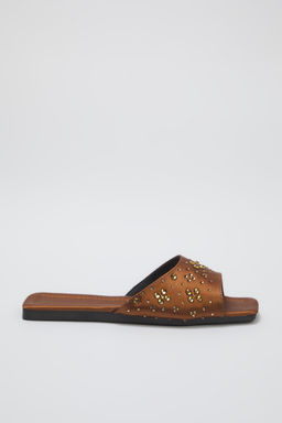 Trendyol Shoes Siyah Tasl? Saten S?k Kad?n Terlik TAKSS25TE00025 - Trendyolmilla фото 17