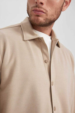 Рубашка стандартного кроя с длинным рукавом - Defacto фото 8