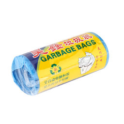 Мешки для мусора в рулоне 15л, 20шт, 44х48см, ПНД, цвет - синий (Китай)