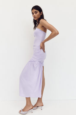 Vestido bandeau con panel drapeado - H&m фото 3