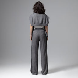 Брюки с лампасами, Смелый выход (серый) - Charutti фото 11