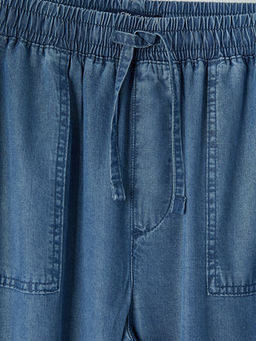 Beli Lastikli Carrot Fit Kad?n Jean Pantolon