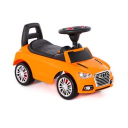 Каталка-автомобиль SuperCar №2 со звуковым сигналом (оранжевая) - Полесье фото 6