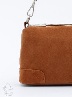 Сумка женская кожаная 5555PEF brown Polina&Eiterou