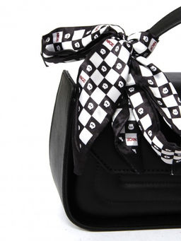 Сумка женская искусственная кожа Ch&K-8831, 1отд, плечевой ремень, черный SALE 262920 - Adelia фото 4