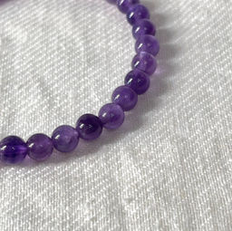 Браслет со вставкой из Аметиста 19 см