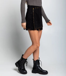 Юбка #КТ2510, чёрный - Dommod фото 3