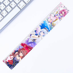 Цена за 10 шт. Линейка-закладка, картон, 25 см Мир аниме