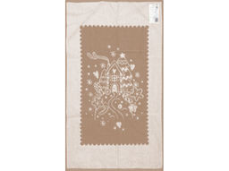 6с103.512ж2 Сочельник (лен3) Полотенце махровое 50х90см