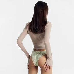 Трусы женские слипы Mark Formelle, светло-зелёные, размер 44 (S)