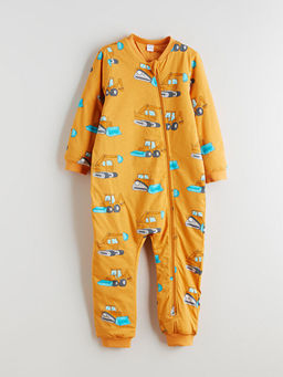 1.6 Tog Bask?l? Erkek Bebek Uyku Tulumu