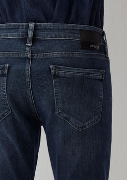 Jake Mavi Black Soluk Gece Mavisi Jean Pantolon  фото 7