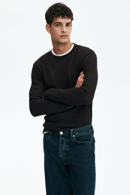 Camiseta en punto gofrado Slim Fit - H&m фото 12