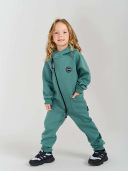 Комбинезон-косуха с капюшоном и клапаном Море утепленный - Bungly фото 2