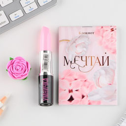 Цена за 2 шт. Подарочный набор 8 марта, блокнот, ручка-фигурная и ластик - Artfox фото 2