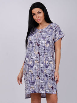 Туника "Блеск" сирень, трикотаж