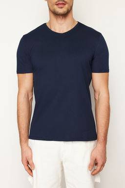 TRENDYOL MAN Vizon Slim/Dar Kesim Basic V Yaka K?sa Kollu %100 Pamuklu T-Shirt TMNSS19BO0002 - Trendyolmilla фото 26