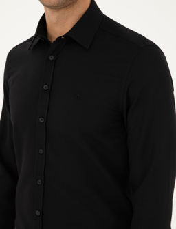 Siyah Slim Fit Arm_rl_ Uzun Kollu G_mlek - Pierre cardin фото 7