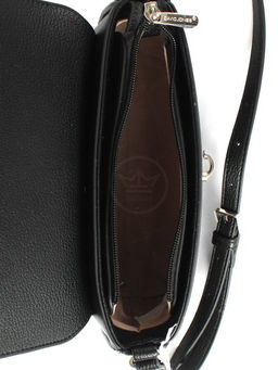 Сумка женская искусственная кожа DJ-CM 6925-BLACK, 1отд, плечевой ремень, черный SALE 259789 - Adelia фото 8