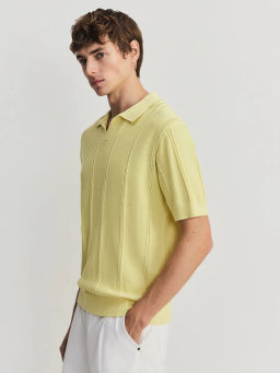 Джемпер поло фактурной вязки ZR2605043306-133 / Zarina