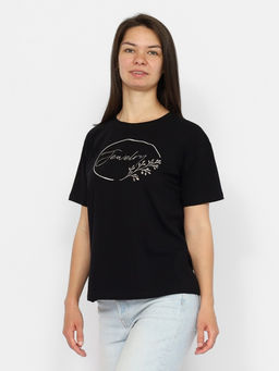 CRB wear/CSMW 60271-22 Футболка женская,черный/Ex.Cherubino