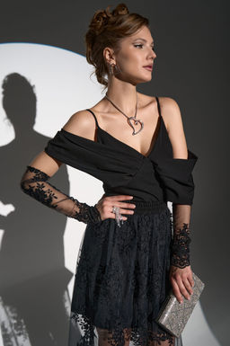 Платье Мэдж (чёрный) - Эльза фото 23