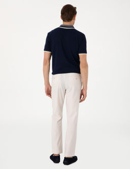 Bej Slim Fit Kuma_ Pantolon
