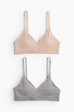 MAMA Pack de 2 sujetadores con relleno Seamless - H&m фото 6