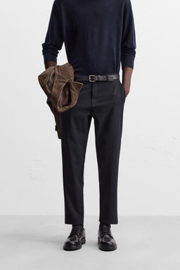 TEXTURED COMFORT TROUSERS - Zara фото 37